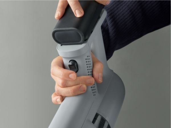 Electrolux EP71UB14DB, Støvsuger med stang, Uten pose, Blå, 0,3 l, 11,5 l/s, Rektangulær