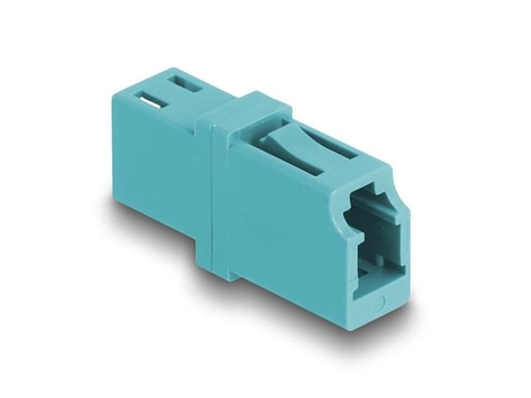Delock valokuituliitin LC-simpleksiliitäntä LC-simpleksiliitäntään OM3 aqua (Aqua)