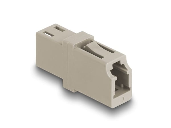 Delock valokuituliitin LC-simpleksiliitäntä LC-simpleksiliitäntään OM1/OM2 beige