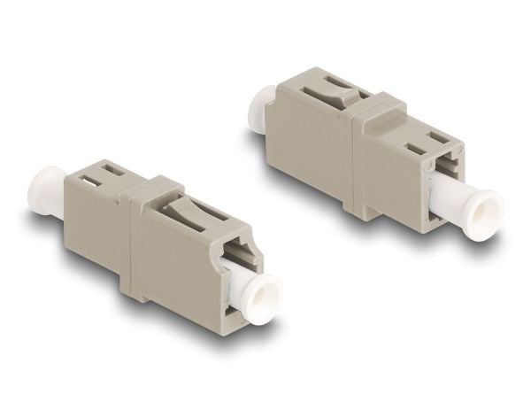 Delock valokuituliitin LC-simpleksiliitäntä LC-simpleksiliitäntään OM1/OM2 beige