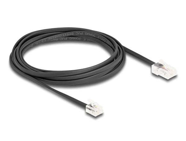Delock - Telefonkabel - RJ-45 (hann) til RJ-11 (hann) - 3 m - svart
