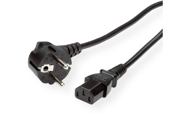 ROLINE 19.44.1001, 1,8 m, CEE7/7, IEC C13, 250 V, 10 A
