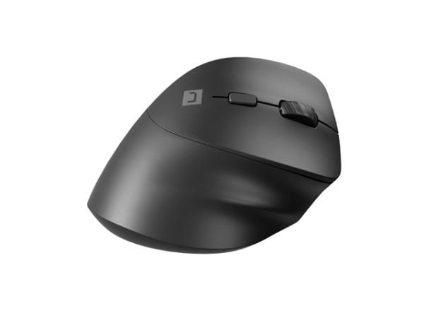 NATEC CRAKE 2, Høyre hendt, Vertikalt design, Optisk, Bluetooth, 2400 DPI, Sort