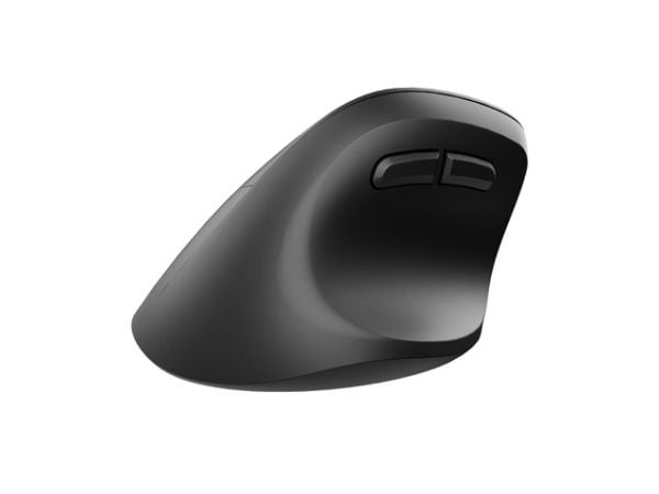 NATEC CRAKE 2, vänster hand, Vertikal design, Optisk, Bluetooth, 2400 DPI, Svart