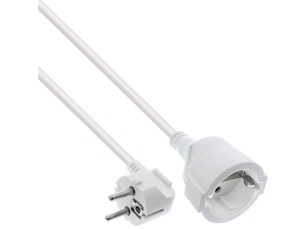 InLine 16405U, 5 m, Sisätila, Tyyppi F, Tyyppi F, Kulmikas, 1,5 mm²