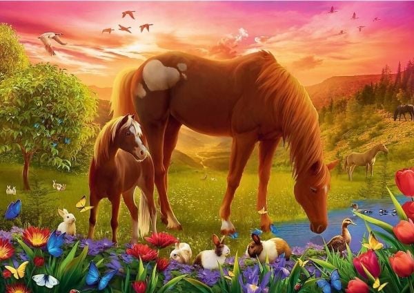 Trefl Puzzle 500, 500 kpl, Eläimet, 10 vuosi/vuosia