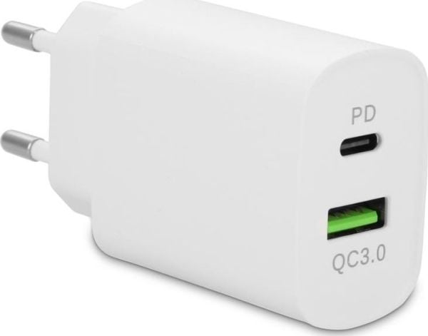 Lader LMP 1x USB-A 1x USB-C 3 A (LMP-DPPA-20W)