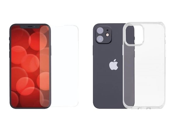 DISPLEX Real Glass - Beskyttelsesboks for mobiltelefon - including display protection glass - for Apple iPhone 14 Plus