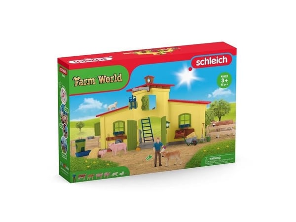 schleich Farm World 42605, Maassa seisova leikkimökki, 3 vuosi/vuosia, Monivärinen