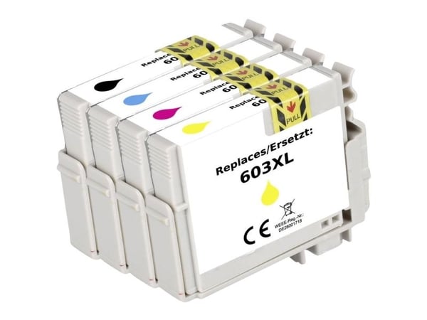 Renkforce RF-5655902, Sort, Cyan, Fiolblå, Gult, 4 stykker, 150 sider, 130 sider, Kombinasjonspakke