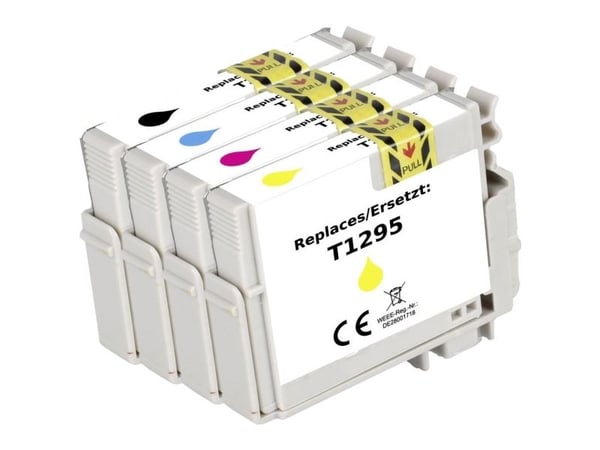 Renkforce RF-5718864, Sort, Cyan, Fiolblå, Gult, 4 stykker, 385 sider, 1495 sider, Kombinasjonspakke