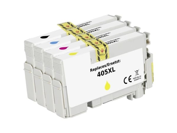 Renkforce RF-5718866, Høyt (XL) utbytte, Sort, Cyan, Fiolblå, Gult, 4 stykker, 1100 sider, 1100 sider, Kombinasjonspakke