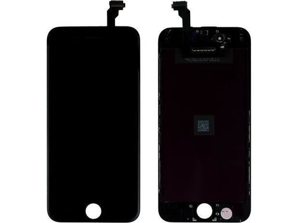 Renov8 skjerm LCD + touch til iPhone 6 - Svart (ny LG-skjerm)