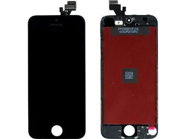 Renov8 Display LCD + berøringsskjerm for iPhone 5 - sort (ny LG-skjerm)