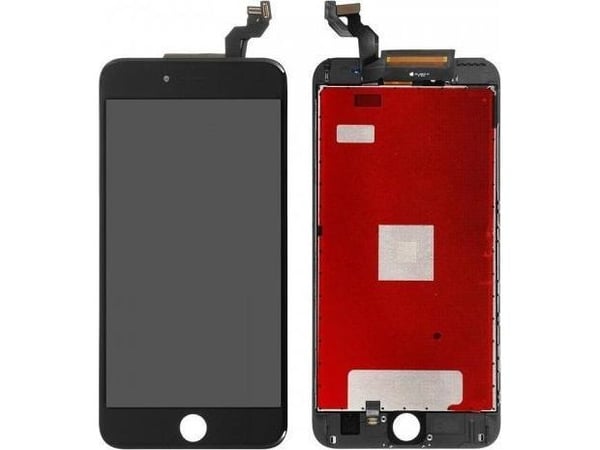 Renov8 display LCD & touch til iPhone 6s Plus (LG) + glass & flatkabel (OEM) - svart