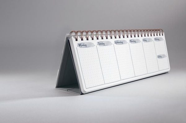 Sigel Jolie JP101, Personlig dagbok, Flerfarget, Mønster, 300 x 114 mm, 124 ark, 100 g/m²