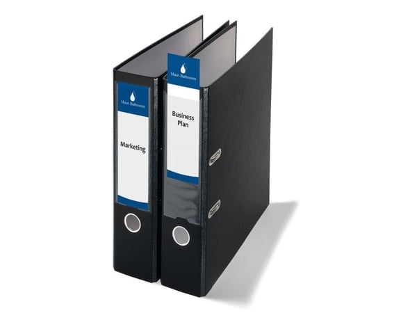 sigel PC Inserts LP734 - Kansiotarrat - valkoinen - 53 x 190 mm - 185 g/m2 - 100 tarraa (20 arkkia x 5) (LP734)