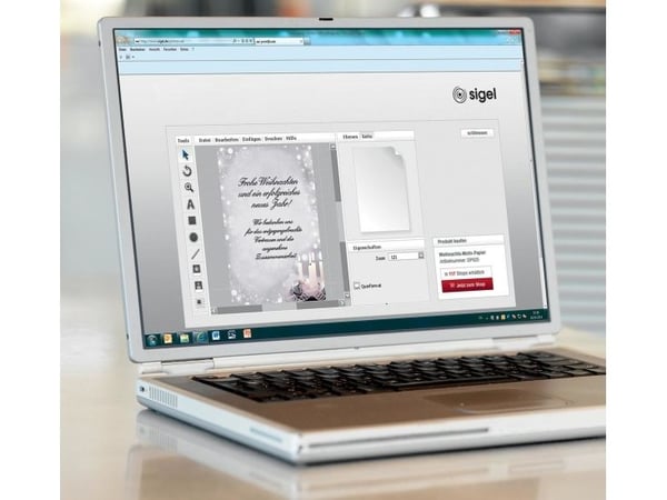 SIGEL julbrevpapper DIN A4 90 g/m²