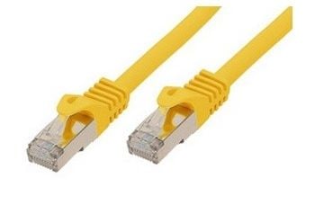 Shiverpeaks BASIC-S - Koblingskabel - RJ-45 (hann) til RJ-45 (hann) - 10 m - SFTP, PiMF - CAT 7 - halogenfri, formstøpt, uten hindringer - gul