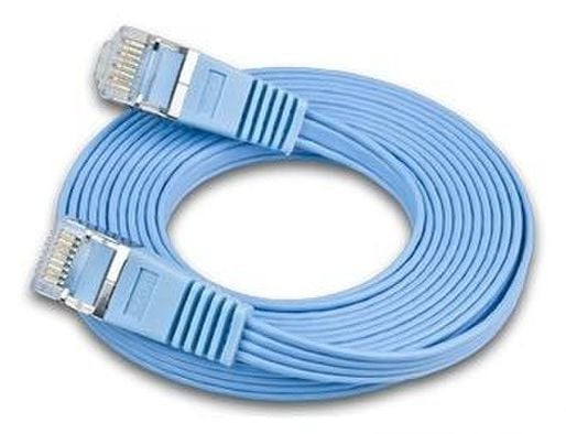 Slim Wirewin Wirewin Slim - patchkabel - RJ-45 (M) til RJ-45 (M) - 25 m - STP - CAT 6 - skjermet, flat - blå (PKW-STP-SLIM-KAT6 25.0 BL)