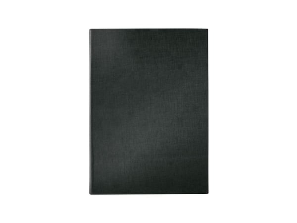 Sigel SM115, A5 (148x210 mm), Lær, Stoff/Tøy, Plast, Svart, Portrett, 8 ark, 2 lommer