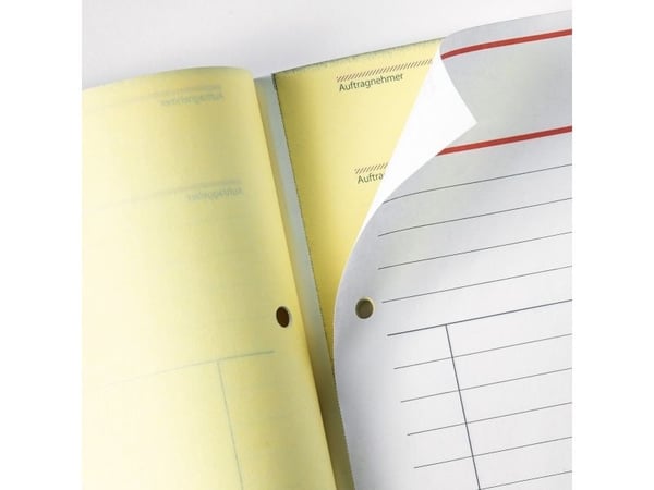 Sigel - Kontantrapport - 50 ark - A4 (210 x 297 mm) - dublett - karbonfri
