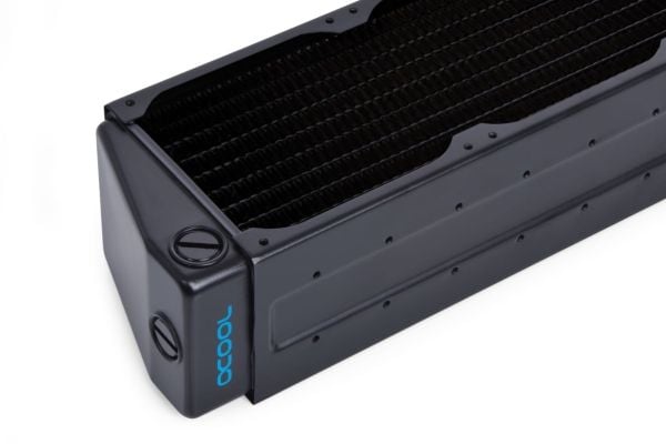 Alphacool 14374, Jäähdytin, Kupari, Terästä, Musta, 1/4", 60 °C, 8 cm