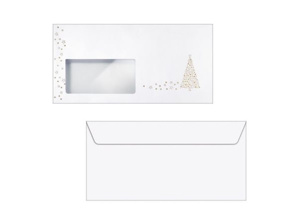 Sigel DU084, DL (110 x 220 mm), Hvit, 90 g/m², 50 stykker