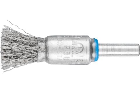 PFERD 43204109, Kopp stålbørste, 6 mm, 1,3 cm, 20000 RPM, 10 stykker