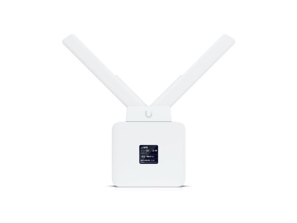 Ubiquiti UMR, Mobilnettverksruter, Hvit, Polykarbonat (PC), DIN-skinne/veggmontering, LCM, 3,3 cm (1.3") Ubiquiti UMR, Mobilnettverksruter, Hvit, Polykarbonat (PC), DIN-skinne/veggmontering, LCM, 3,3 cm (1.3")