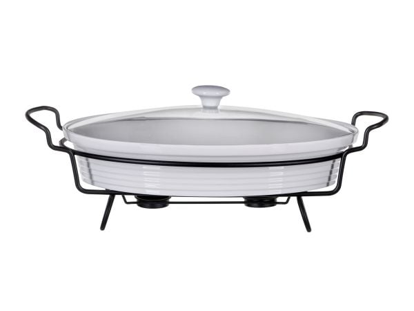 Maestro värmetålig gryta 2,2 L med lock och värmare MR-11460-74