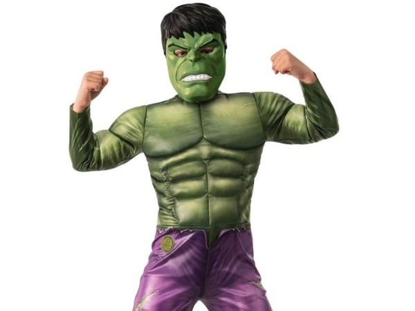 Marvel Hulk Deluxe lasten puku (koko L/128)