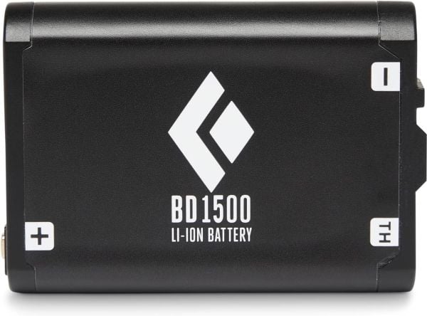 Black Diamond BD 1500 batteri & lader, sett (svart, lader med batteri)