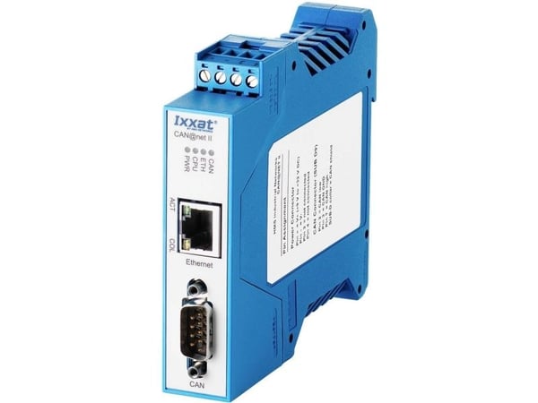 Ixxat 1.01.0086.10200 CAN@net II/VCI CAN-bus-omvandlare, CAN bus, Ethernet, 24 V/DC, 1 st