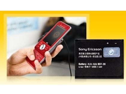 Sony Standard Battery BST-39, Batteri, Svart, Lithium Polymer (LiPo), 19 g, 40 x 48 x 5 mm, Sony Ericsson phones T707 W508 W910i Z555i