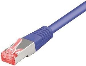 Tecline Fröhlich + Walter - Liitäntäkaapeli - RJ-45 (M) - RJ-45 (M) - 25 m - SSTP-kaapeli - CAT 6 - halogeeniton - violetti (71525V)