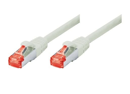 Tecline Cat6, S/FTP, 15m, 15 m, Cat6, S/FTP (S-STP), RJ-45, RJ-45, Grå