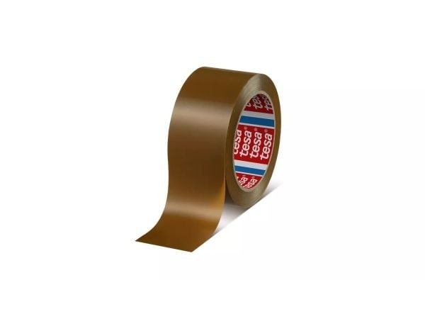 Tesapack Premium 4124 - Pakketape - 25 mm x 66 m - PVC - gemse