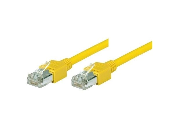 Tecline 71302Y, 2 m, Cat5e, SF/UTP (S-FTP), RJ-45, RJ-45, Gult