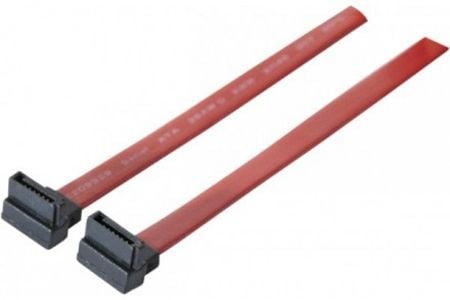 Tecline SATA III 0.5m, 0,5 m, SATA III, SATA 7-pin, SATA 7-pin, Hankjønn/hankjønn, Svart, Rød