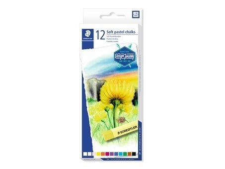 STAEDTLER karat - Kritt - assorterte farger (en pakke 12)