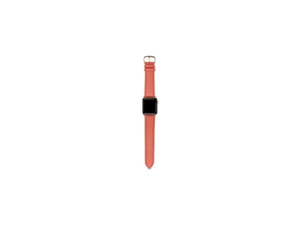 dbramante1928 Madrid, Band, Smartklokke, Oransje, Apple, 38 mm/40 mm, Lær