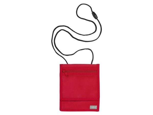 Pagna 99508-03, Baklomme, Forlomme, Glidelåslomme, 2 lommer, Rød, Monokromatisk, Nylon