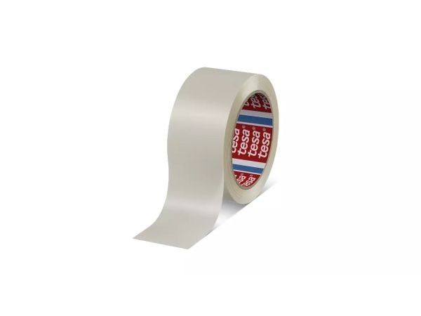 Tesapack Premium 4124 - Pakketape - 50 mm x 66 m - PVC - hvit