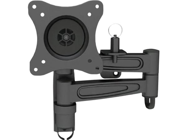 SpeaKa Professional SP-6012552, 96,5 cm (38"), 75 x 75 mm, 200 x 200 mm, -15 - 15°, 360°, Svart