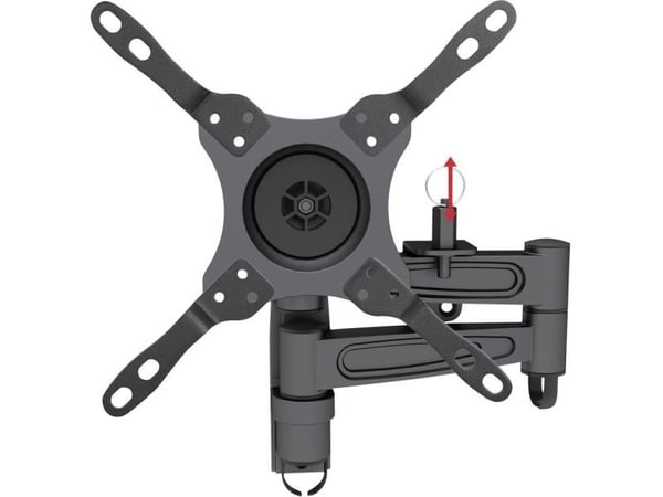 SpeaKa Professional SP-6012552, 96,5 cm (38"), 75 x 75 mm, 200 x 200 mm, -15 - 15°, 360°, Svart