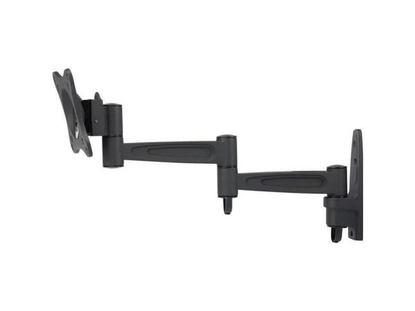 SpeaKa Professional SP-6012552, 96,5 cm (38"), 75 x 75 mm, 200 x 200 mm, -15 - 15°, 360°, Svart