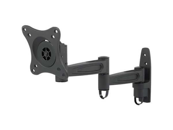 SpeaKa Professional SP-6012552, 96,5 cm (38"), 75 x 75 mm, 200 x 200 mm, -15 - 15°, 360°, Svart