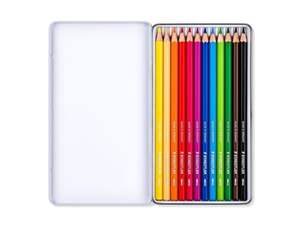 Staedtler 146 10C, Soft (myk), Flerfarget, 12 stykker