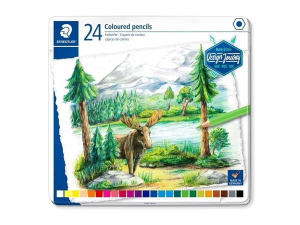 Staedtler 146C, Pehmeä, Monivärinen, 24 kpl